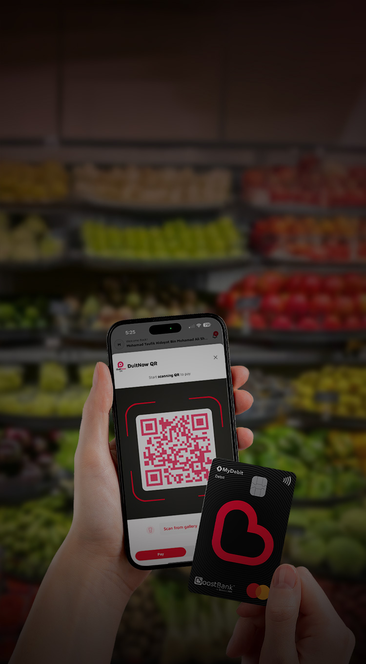Boost Bank Debit Card & DuitNow QR